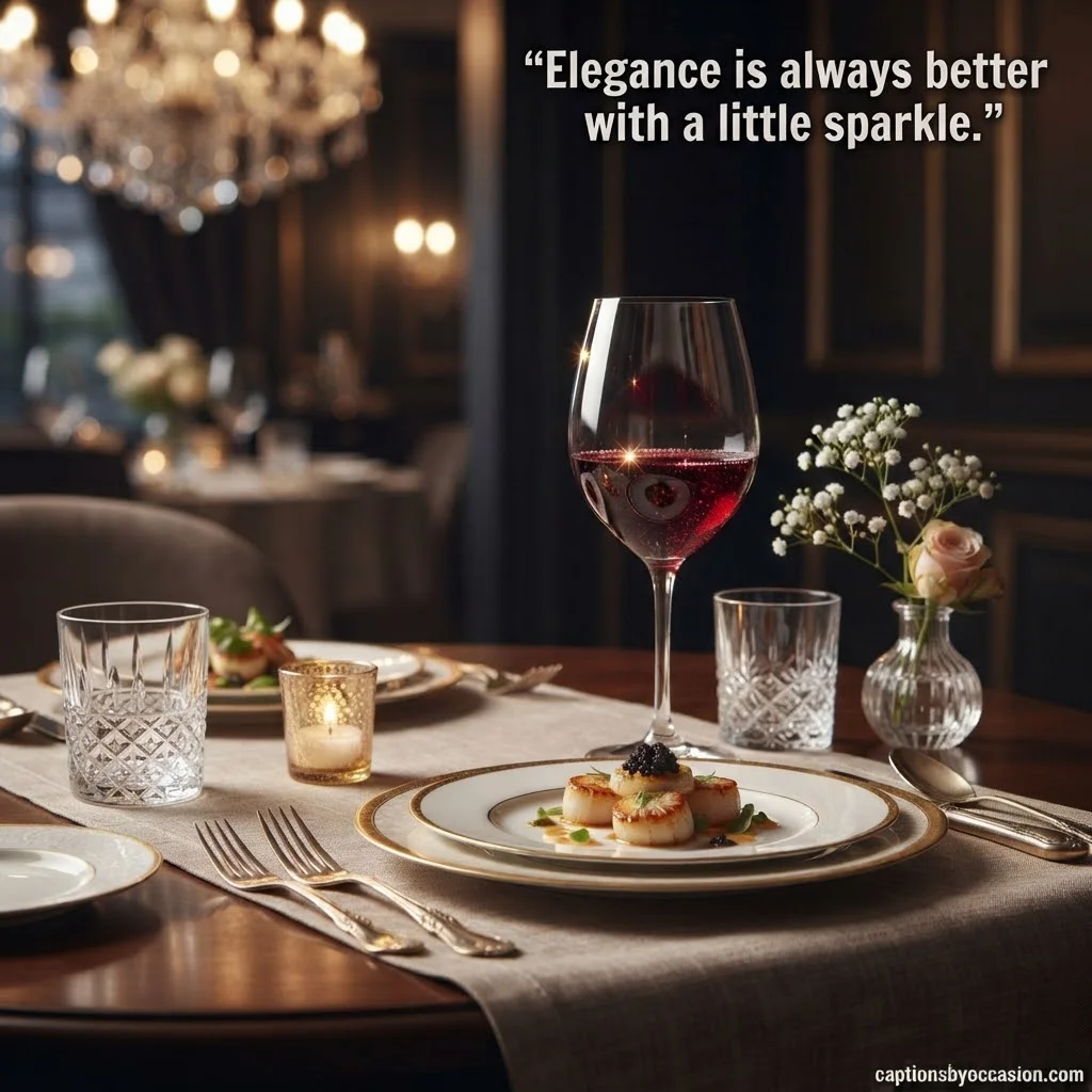 Classy Wine Captions
