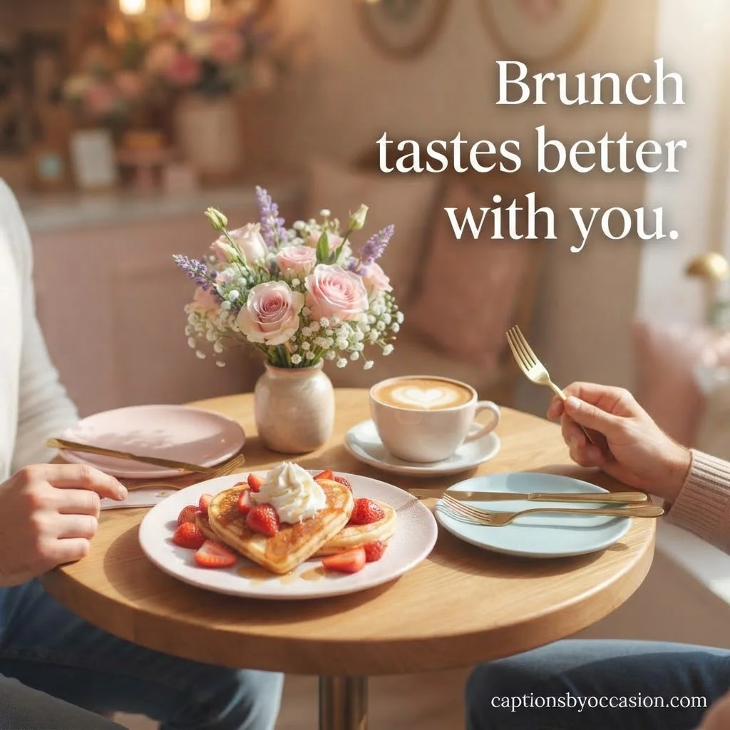 Cute & Aesthetic Brunch Captions