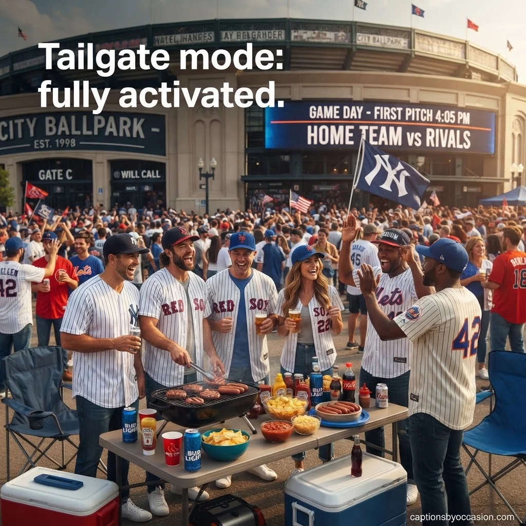Baseball Game Day Captions