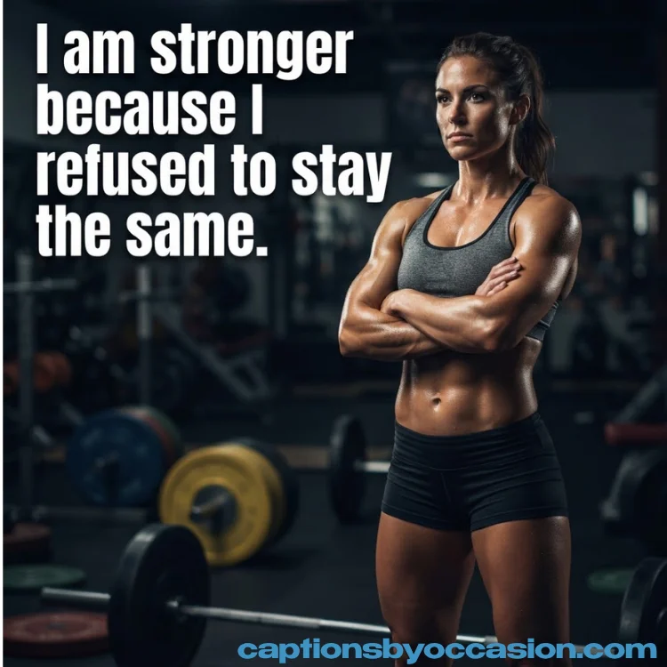 Powerful Gym Captions