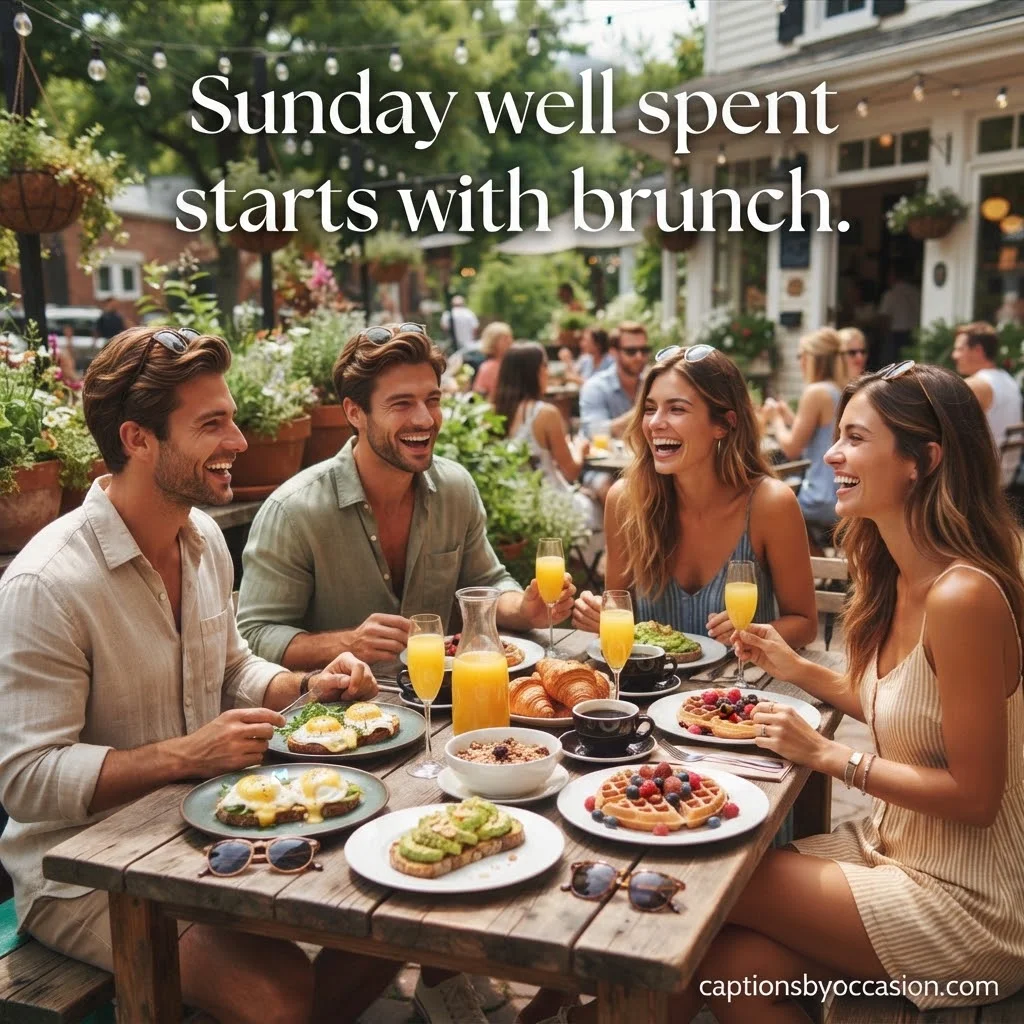 Sunday & Weekend Brunch Captions