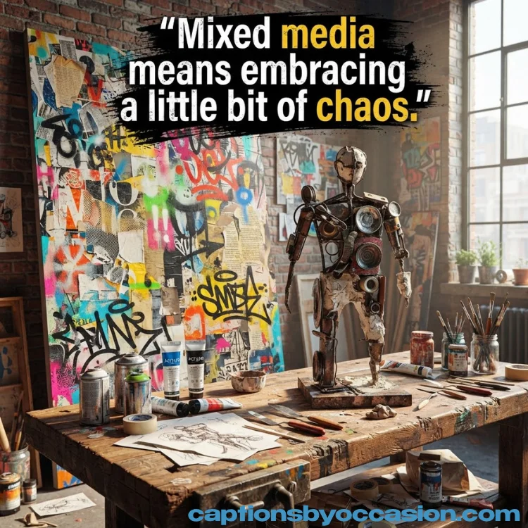 Sculpture, Street Art, and Mixed Media Captions