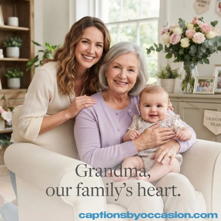 Short Captions for Grandma and First-Time Moms