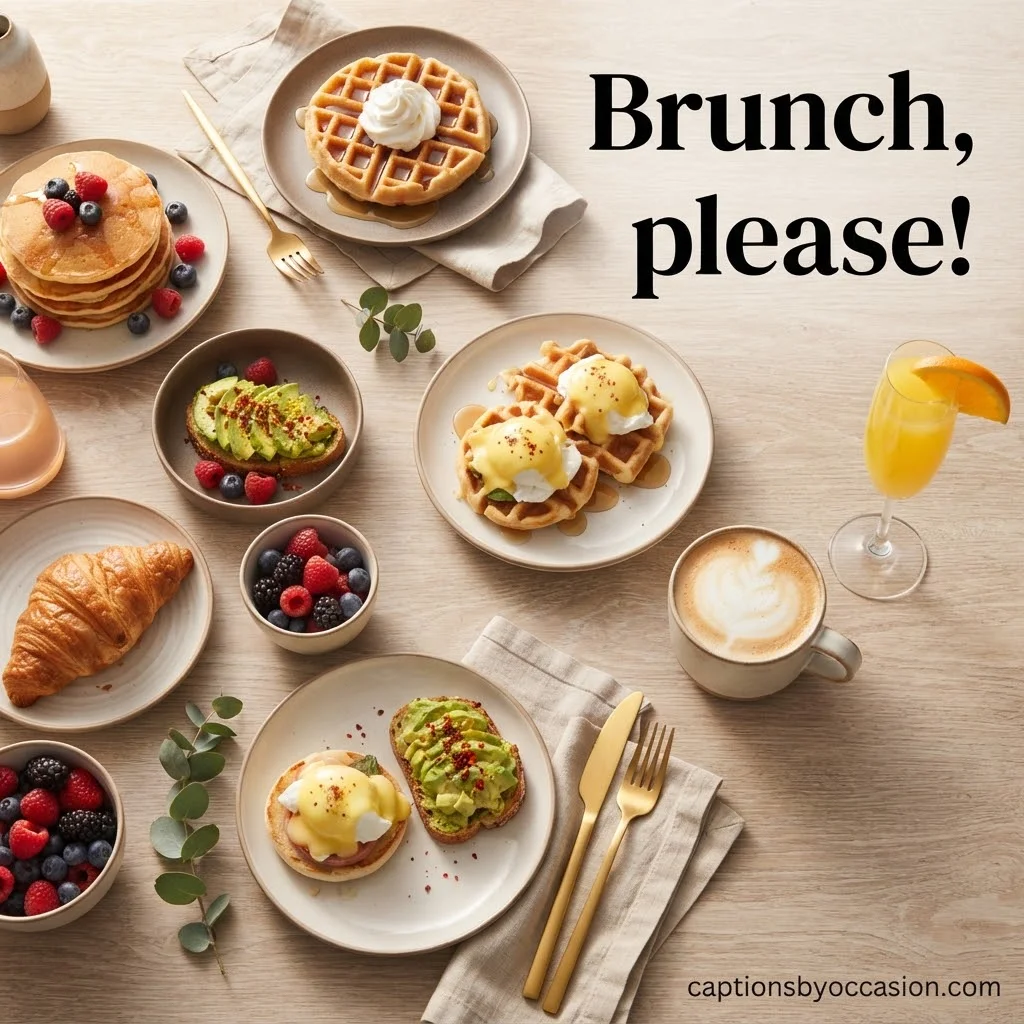 Brunch Puns & Catchy Captions