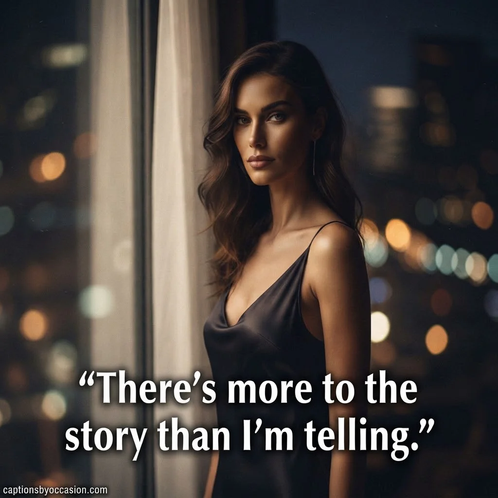 Mysterious Tease Captions