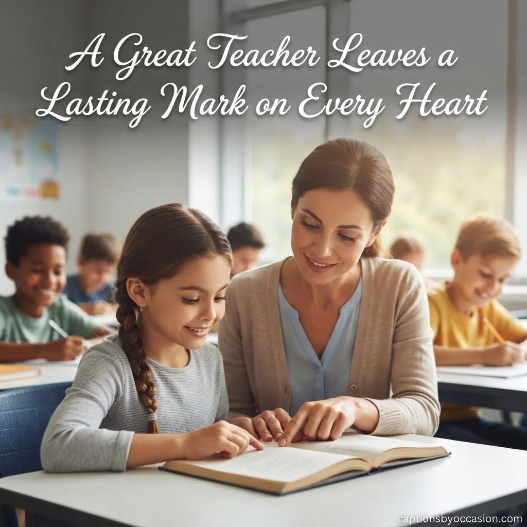 Heartwarming Happy Teachers Day Captions
