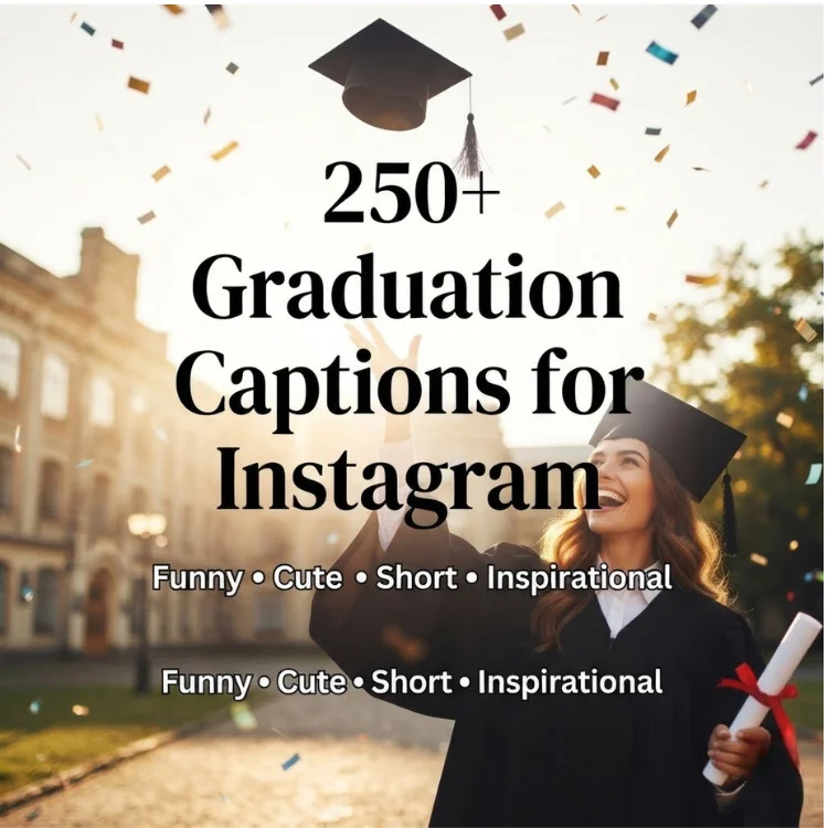 250+ Graduation Captions for Instagram: Funny, Cute, Short & Inspirational Ideas