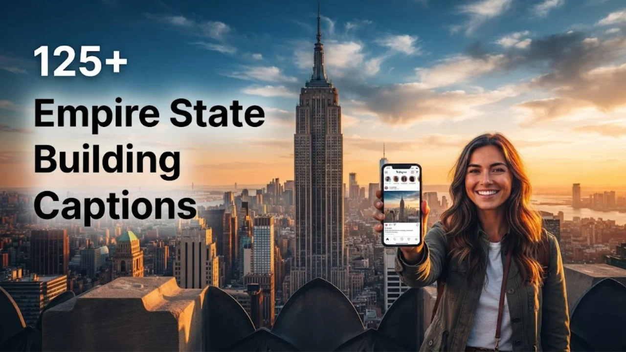 125+ Empire State Building Captions for Instagram: Iconic, Funny, Short & NYC-Worthy (2026)