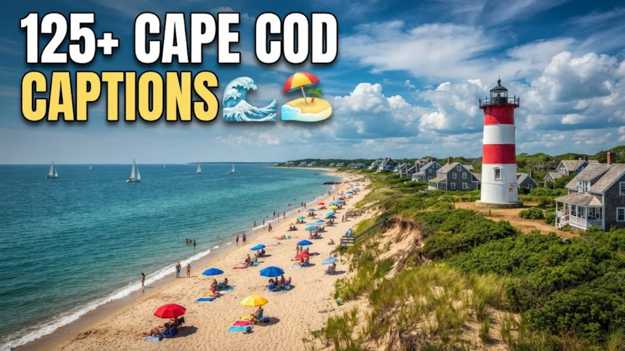 125+ Cape Cod Captions for Instagram: Funny, Beach, Coastal & Aesthetic