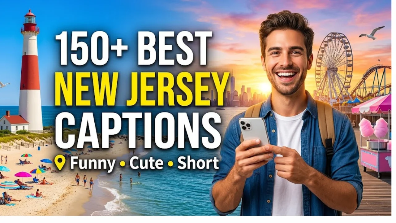 150+ Best New Jersey Captions for Instagram: Funny, Short, Cute & Jersey Vibes (2026)