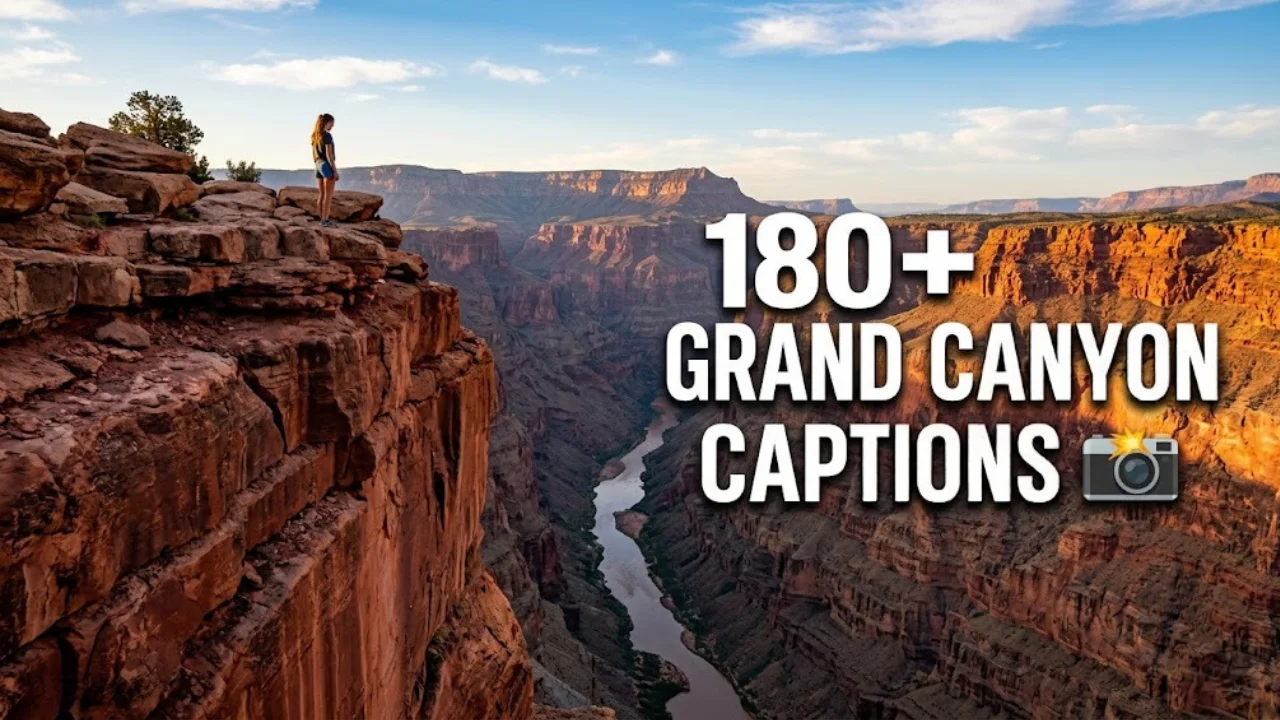 180+ Grand Canyon Captions for Instagram: Funny, Short, Cute & Epic (2026)