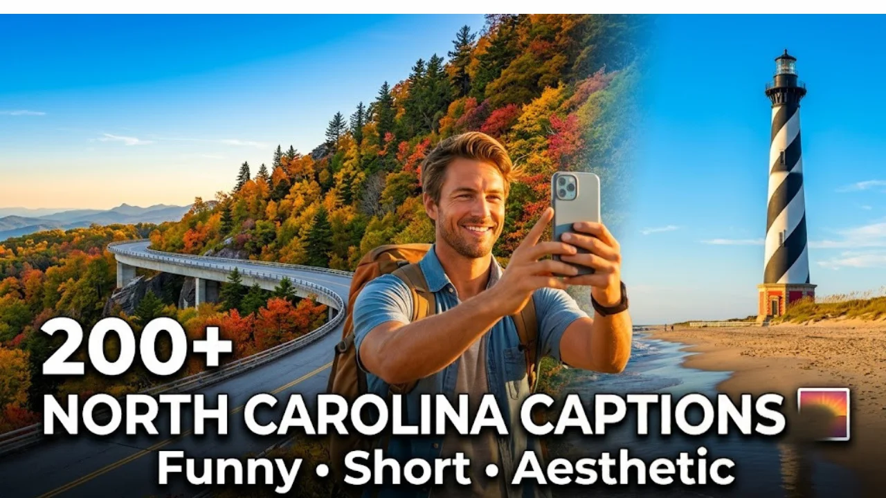 Best North Carolina Instagram captions: 200+ Short, Funny & Aesthetic Ideas