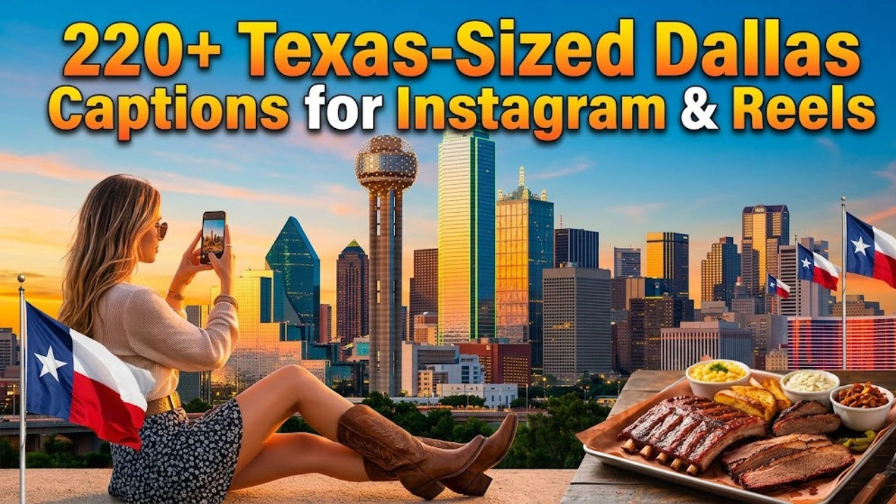 220+ Texas-Sized Dallas Captions for Instagram and Reels
