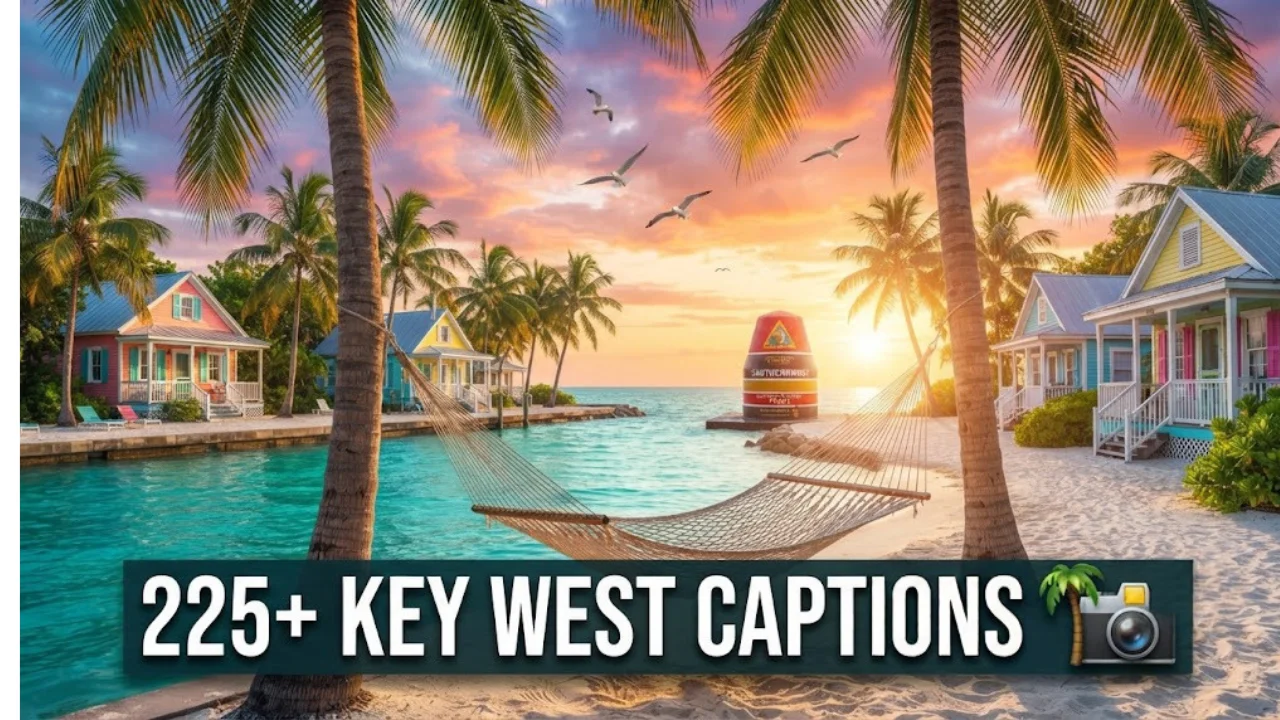 225+ Key West Captions for Instagram: Beach, Sunset, Island & Adventure Quotes