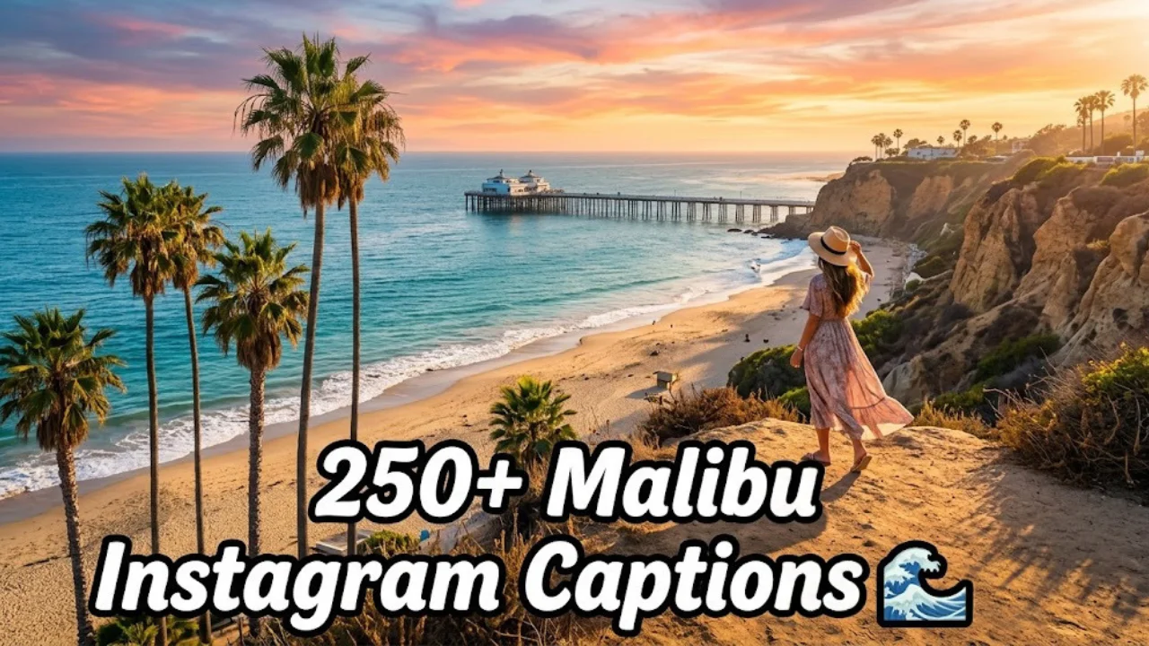 250+ Malibu Captions for Instagram: Beach, Sunset, Aesthetic & Short (2026)