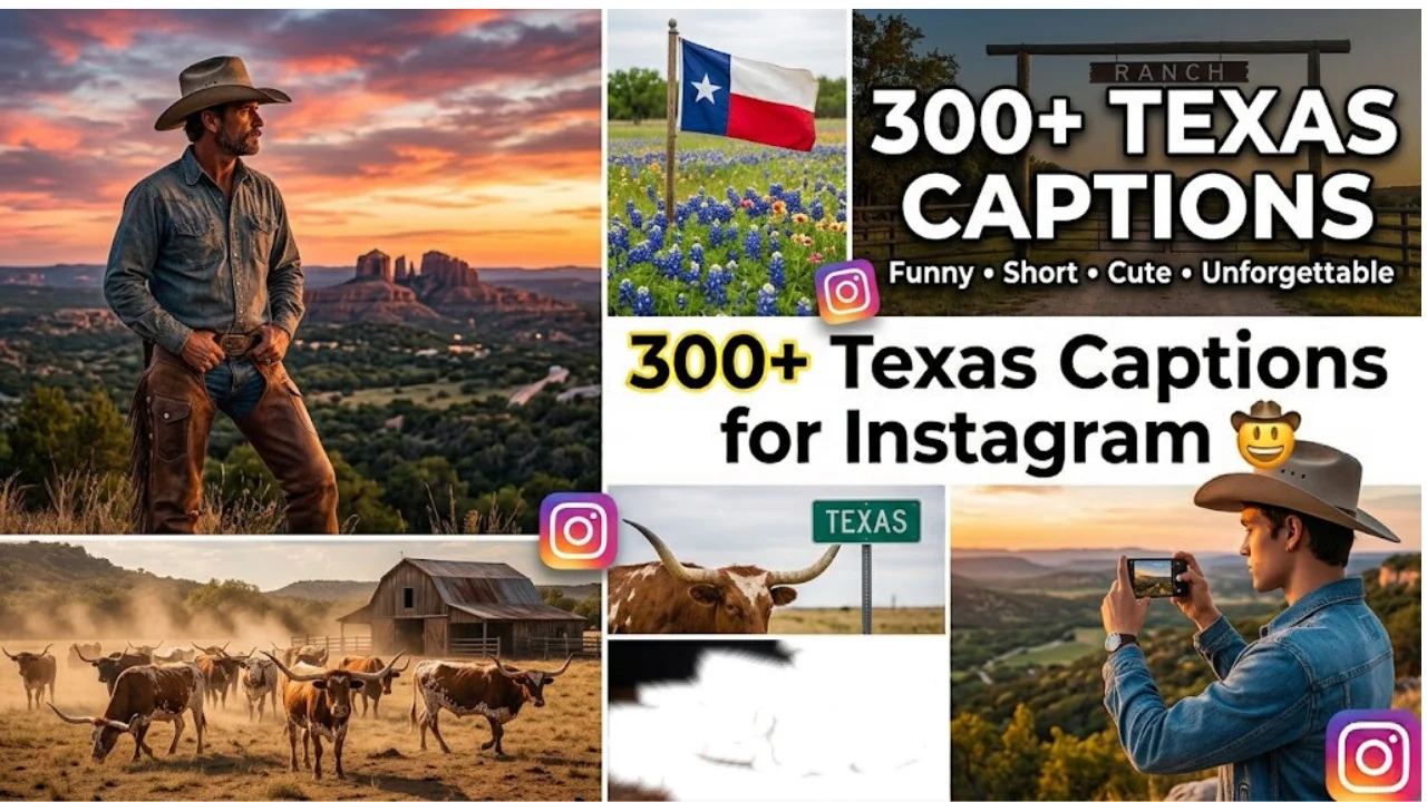 300+ Texas Captions for Instagram That Are Funny, Short, Cute & Unforgettable