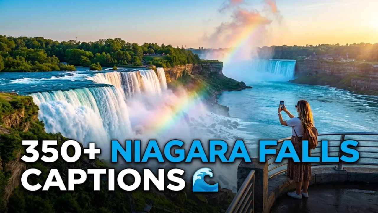 350+ Niagara Falls Instagram Captions: Funny, Scenic, Romantic & Short