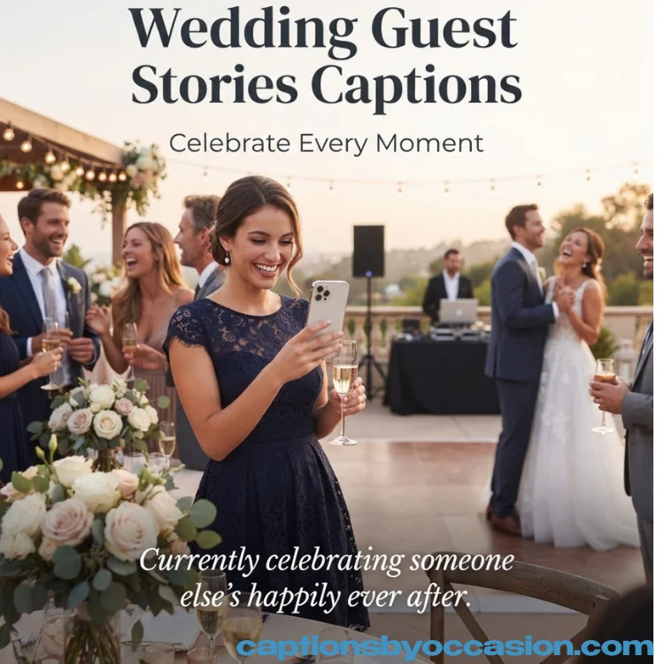 250+ Wedding Guest Captions for Instagram (Funny, Cute & Elegant)