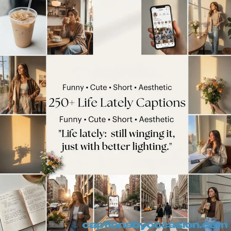 250+ Life Lately Captions for Instagram: Funny, Cute, Short & Aesthetic