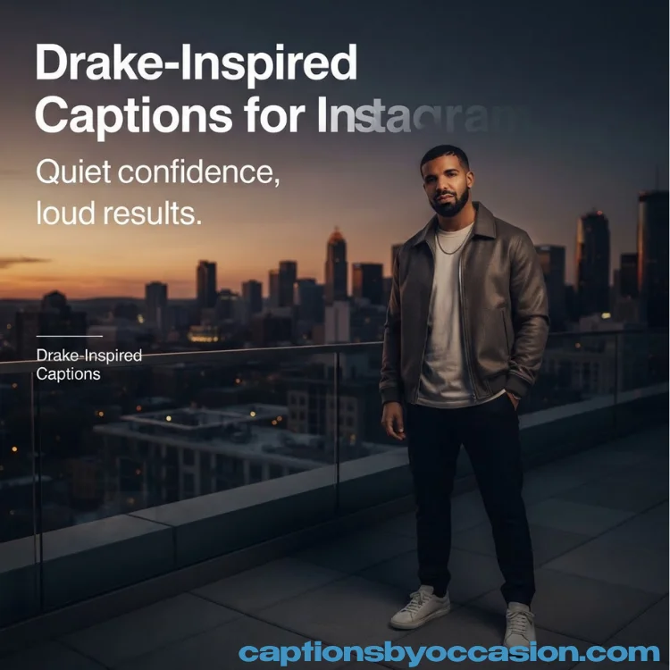 150+ Drake Captions for Instagram: Rap Vibes, Confidence, Love & Late-Night Energy