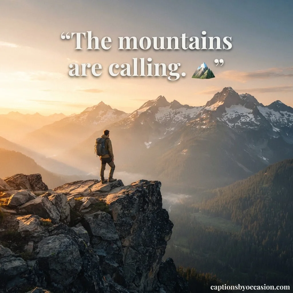 250+ Mountain Captions for Instagram: Short, Funny, Aesthetic & Adventurous