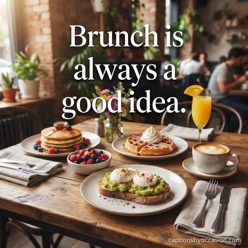 200+ Brunch Captions for Instagram: Funny, Cute, Short & Catchy Ideas
