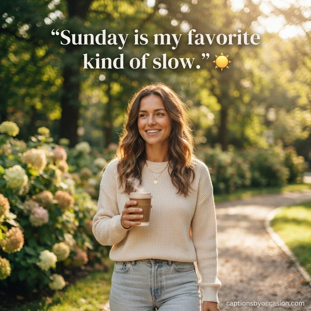 200+ Sunday Captions for Instagram: Funny, Cute, Short & Good Vibes