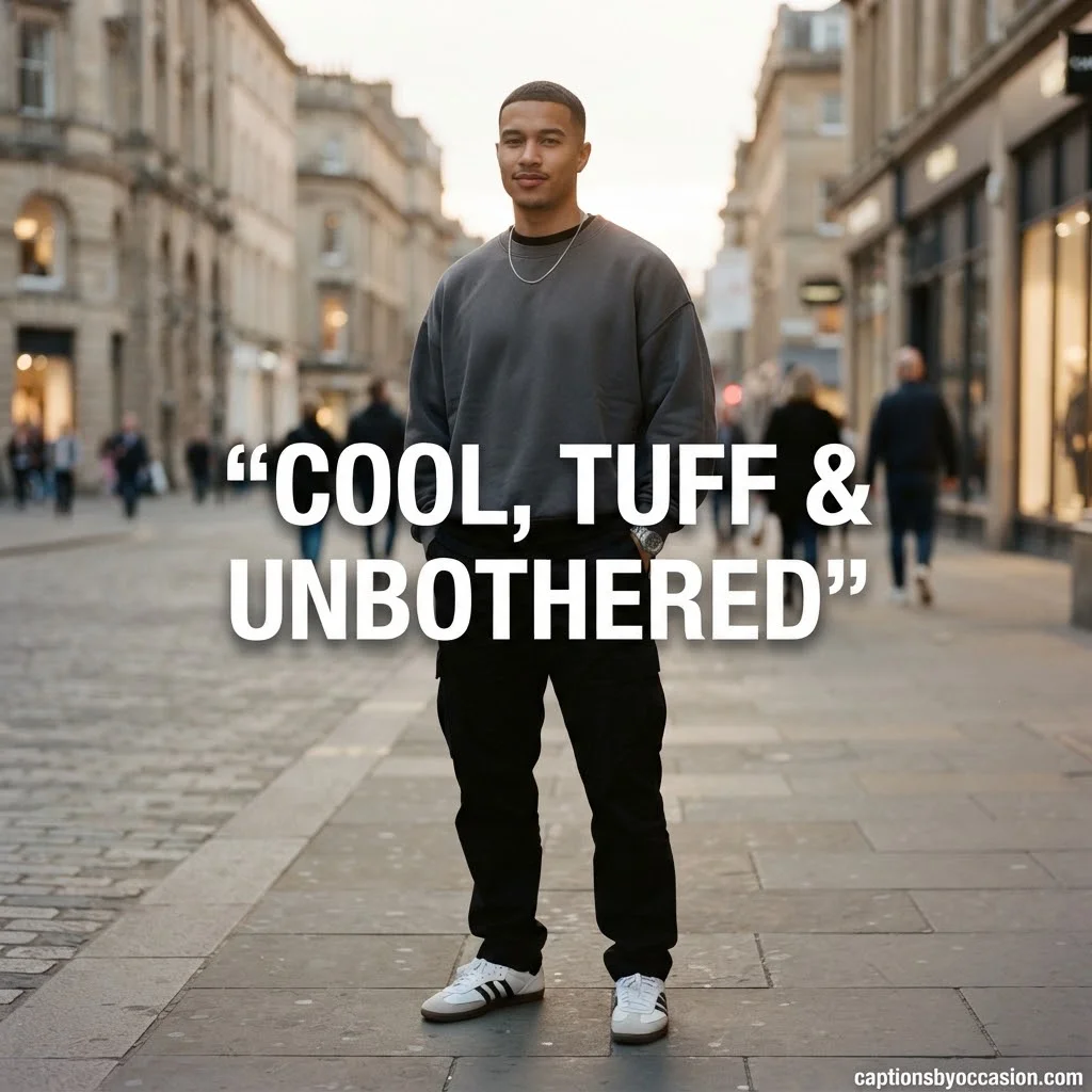 200+ Nonchalant Instagram Captions: Cool, Tuff & Unbothered